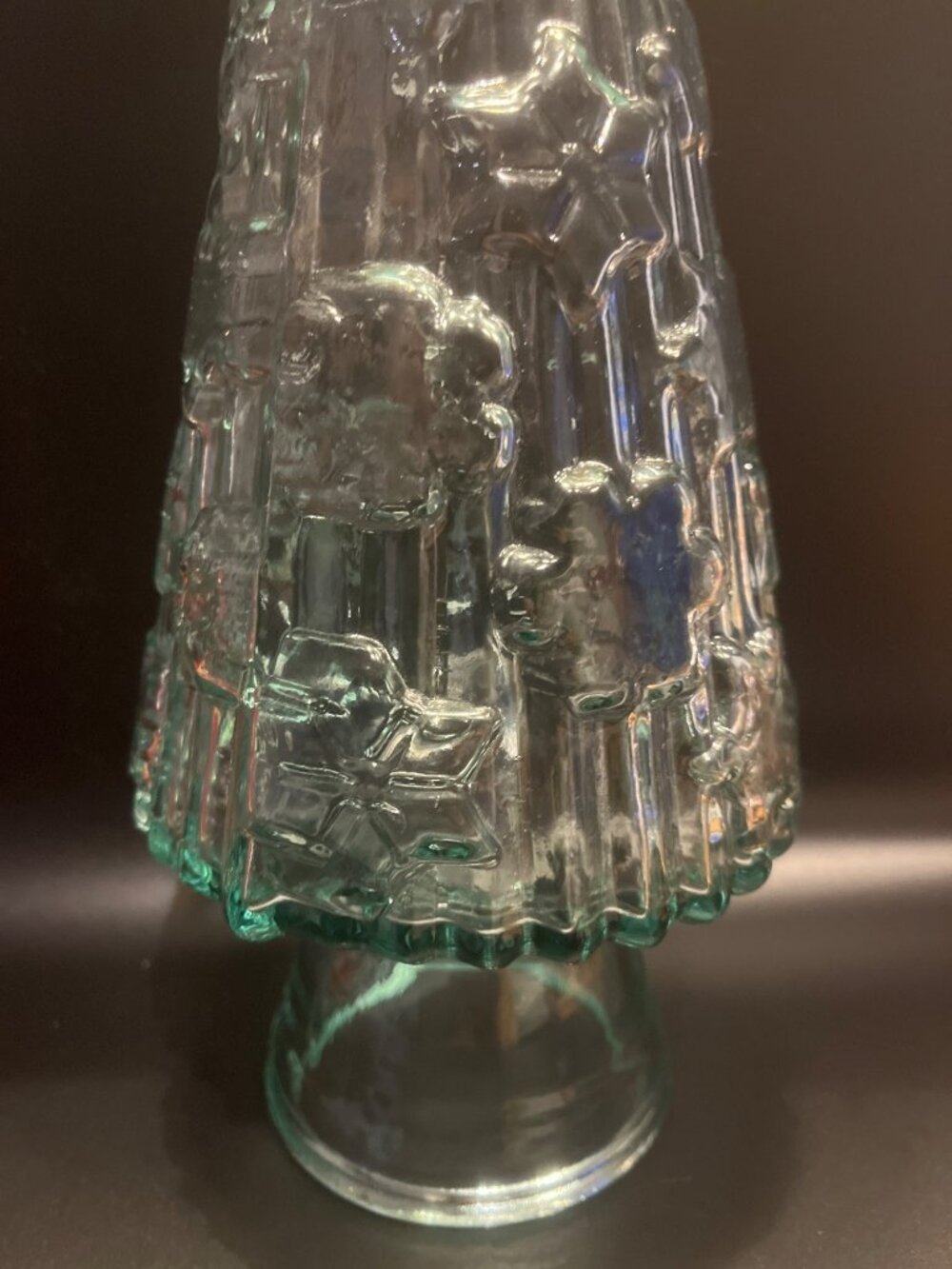 Vtg Mexican Artisan Made Vidrios San Miguel Recycled Glass Christmas Tree - Picture 4 of 5